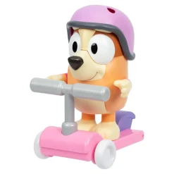 New Disney Store Moose Toys Figurine Bingo sur sa trottinette interactive, Bluey