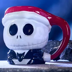Clearance Disney Store Mug figuratif Jack Skellington en Perce-Oreilles, L'Étrange Noël de monsieur Jack par Tim Burton