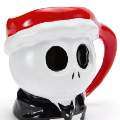 Clearance Disney Store Mug figuratif Jack Skellington en Perce-Oreilles, L'Étrange Noël de monsieur Jack par Tim Burton