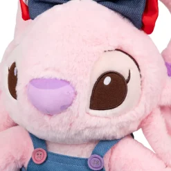 Sale Disney Store Peluche Angel denim de taille moyenne, Lilo & Stitch, 30 cm