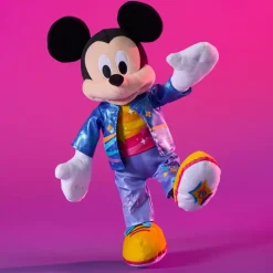 Best Disney Store Peluche Mickey de taille moyenne Disneyland 70e anniversaire – 35 cm