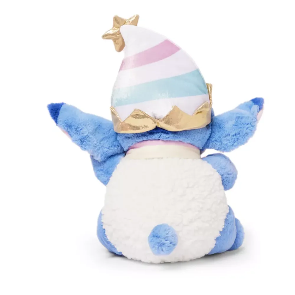 New Disney Store Peluche Stitch avec pochette spéciale fêtes de taille moyenne, Lilo & Stitch