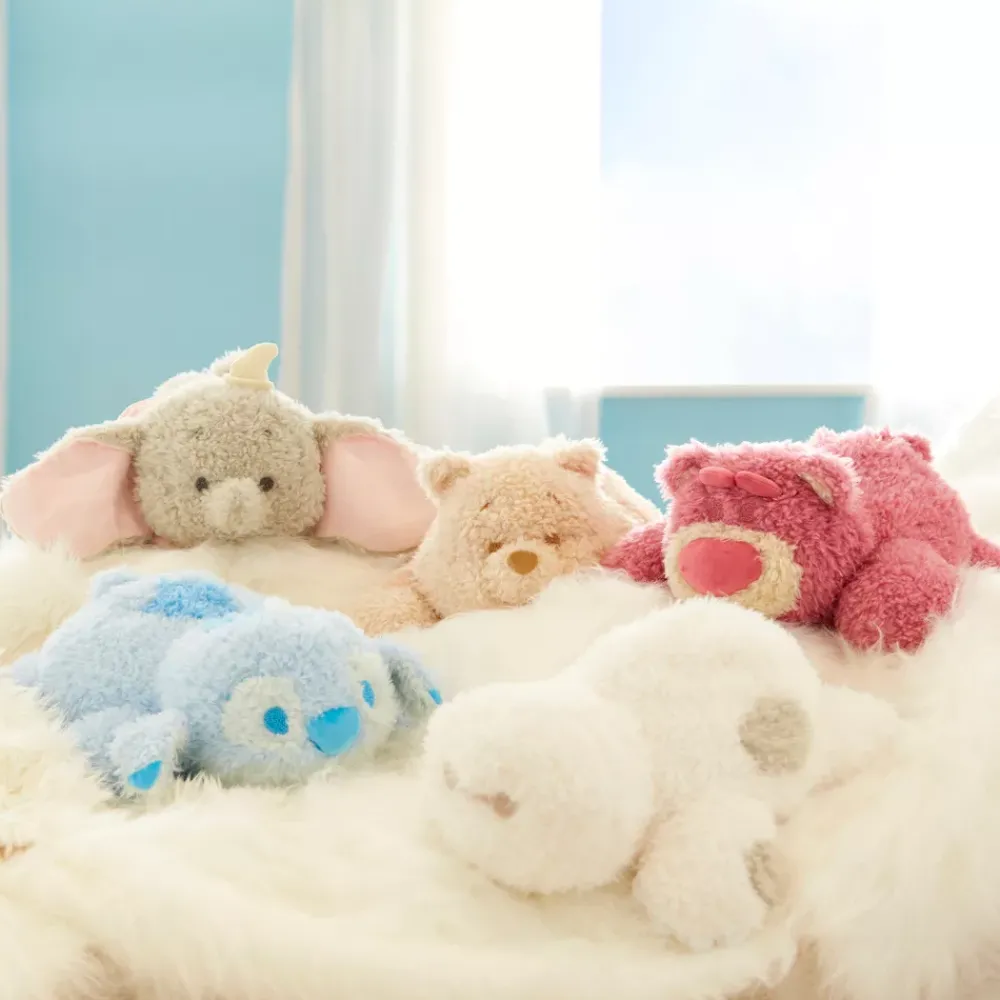 Discount Disney Store Peluche Stitch de taille moyenne, Lilo & Stitch, Fluffy Friends