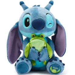 Sale Disney Store Peluche Stitch de taille moyenne avec grenouille Journée de l'Expérience 626 2025, Lilo & Stitch – 33 cm