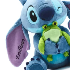 Sale Disney Store Peluche Stitch de taille moyenne avec grenouille Journée de l'Expérience 626 2025, Lilo & Stitch – 33 cm