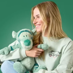 New Disney Store Peluche Tigrou verte de taille moyenne, Winnie l'Ourson, 35 cm