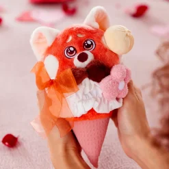 Clearance Disney Store Petite peluche Bouquet Mei Lee, Alerte Rouge, 22 cm