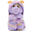 Disney Store Petite peluche Figment EPCOT Disney Babies avec lange, 27 cm