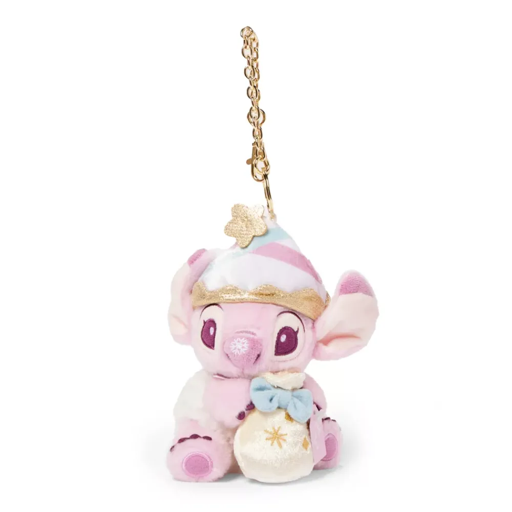 Best Disney Store Porte-clés petite peluche Angel avec pochette, Lilo & Stitch