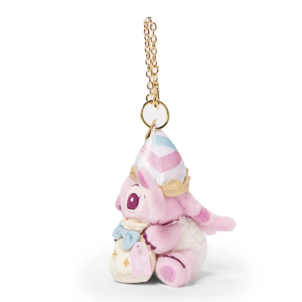 Best Disney Store Porte-clés petite peluche Angel avec pochette, Lilo & Stitch