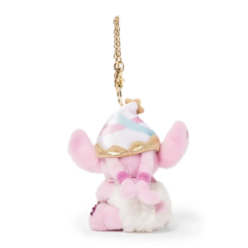 Best Disney Store Porte-clés petite peluche Angel avec pochette, Lilo & Stitch