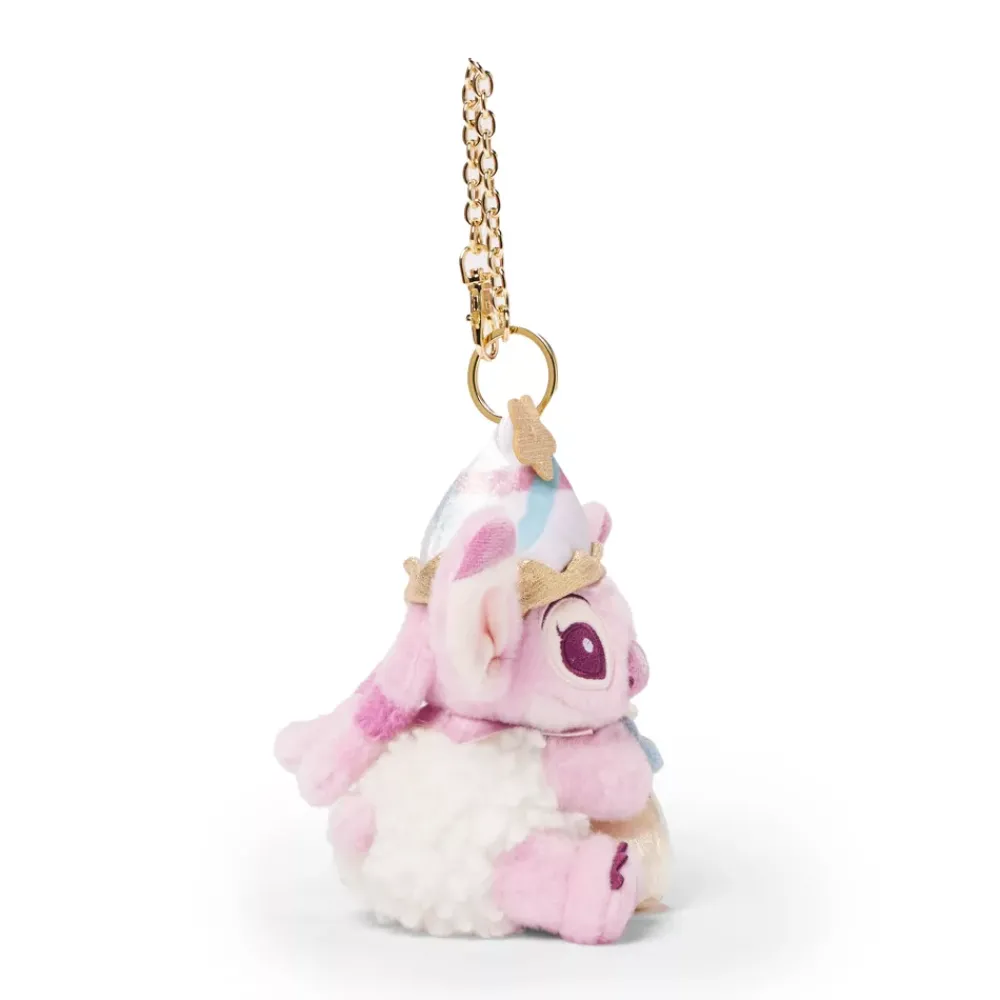 Best Disney Store Porte-clés petite peluche Angel avec pochette, Lilo & Stitch