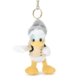 Disney Store Porte-clés petite peluche Donald Duck au camping – 20 cm