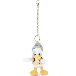 Disney Store Porte-clés petite peluche Donald Duck au camping – 20 cm