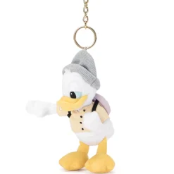 Disney Store Porte-clés petite peluche Donald Duck au camping – 20 cm