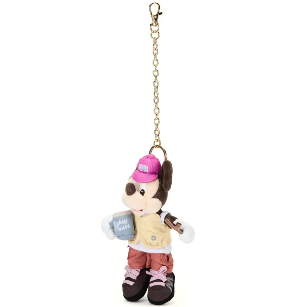 Best Disney Store Porte-clés petite peluche Mickey au camping – 20 cm
