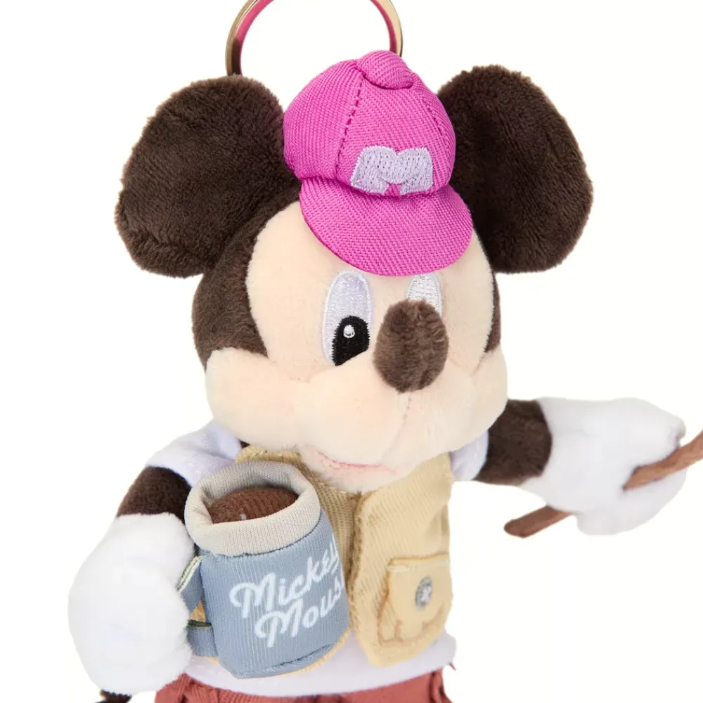Best Disney Store Porte-clés petite peluche Mickey au camping – 20 cm