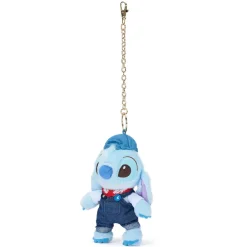 Best Disney Store Porte-clés petite peluche Stitch en denim, Lilo & Stitch, 18 cm