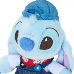 Best Disney Store Porte-clés petite peluche Stitch en denim, Lilo & Stitch, 18 cm