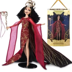 Hot Disney Store Poupée Mère Gothel Fashionably Late Midnight Masquerade Series Disney Designer Collection en édition limitée, Raiponce