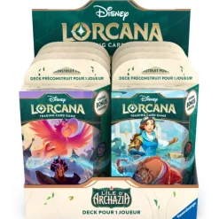 Hot Disney Store Ravensburger Deck de démarrage B, Rubis et Saphir, série nº 7, jeu de cartes à collectionner Disney Lorcana