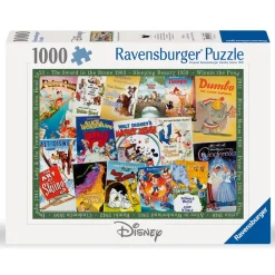 Disney Store Ravensburger Puzzle Affiches de film Disney vintages 1 000 pièces