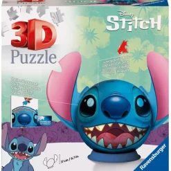 Clearance Disney Store Ravensburger Puzzle Stitch avec oreilles en relief 72 pièces