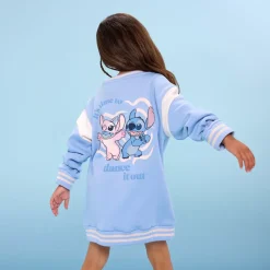 Hot Disney Store Robe sweatshirt Stitch et Angel pour enfants, Lilo & Stitch
