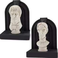 Hot Disney Store Serre-livres Bustes de Lucius et Lucrèce, The Haunted Mansion