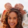 Discount Disney Store Serre-tête à oreilles à sequins roses et or Minnie pour adultes