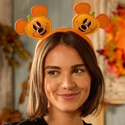 Best Disney Store Serre-tête à oreilles Mickey citrouille Halloween pour adultes