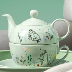 Sale Disney Store Service à thé individuel Bourriquet vert, Winnie l'Ourson