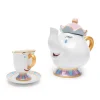 Best Disney Store Service à thé Madame Samovar et Zip, La Belle et la Bête