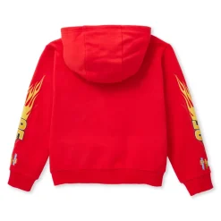 Disney Store Sweat Flash McQueen à capuche avec fermeture zippée pour enfants, Disney Pixar Cars