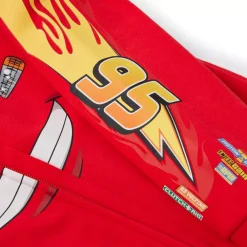 Disney Store Sweat Flash McQueen à capuche avec fermeture zippée pour enfants, Disney Pixar Cars
