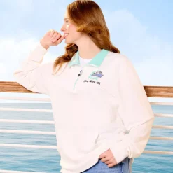 Outlet Disney Store Sweatshirt à capuche et col zippé pour adultes, Disney Cruise Line Europe