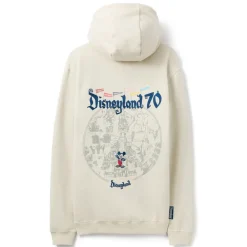 Disney Store Sweat-shirt à capuche Mickey Mouse & Map Disneyland Resort 70th Anniversary pour adultes