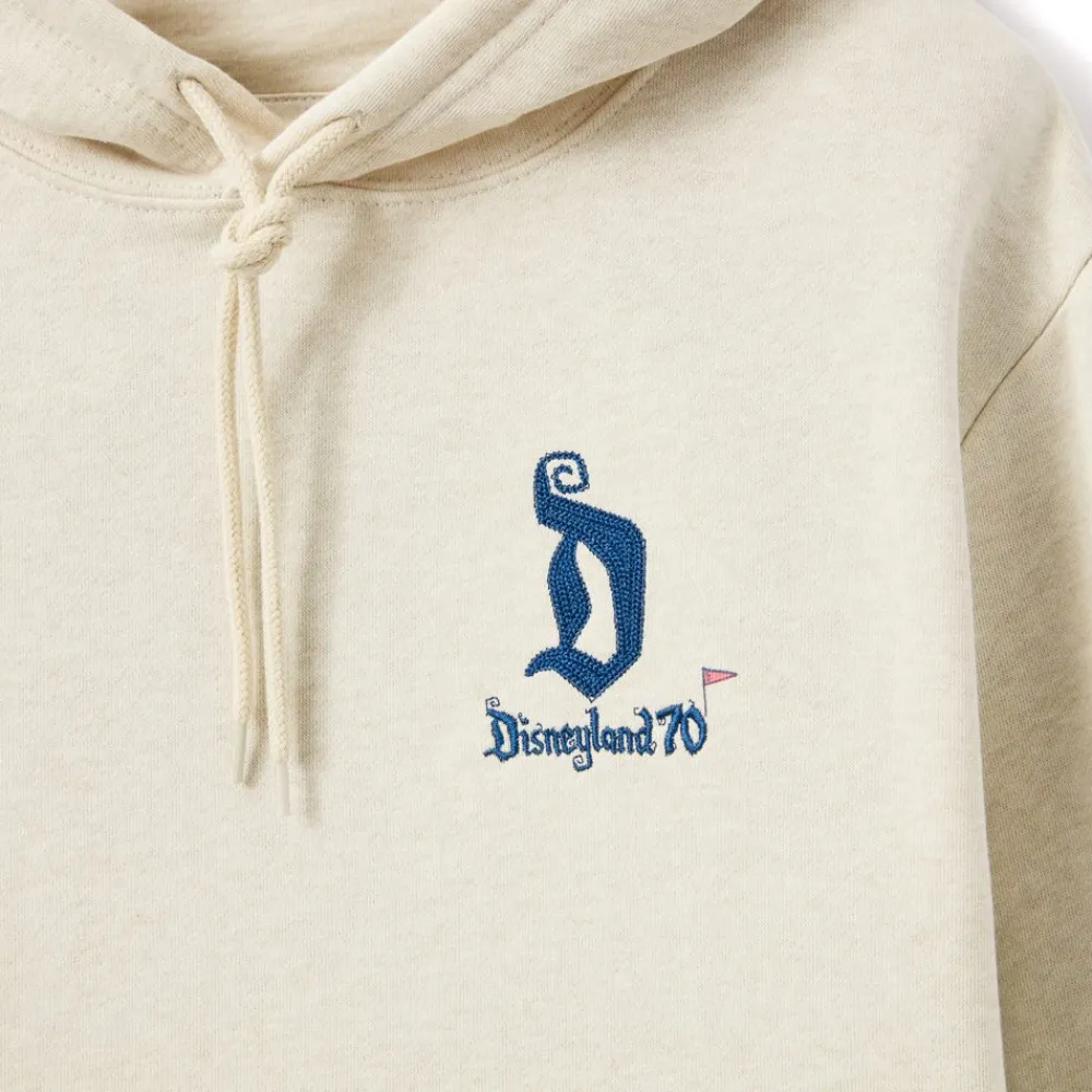 Disney Store Sweat-shirt à capuche Mickey Mouse & Map Disneyland Resort 70th Anniversary pour adultes