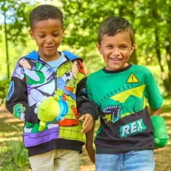 Online Disney Store Sweatshirt Buzz l'Éclair et Woody zippé à capuche pour enfants, Toy Story