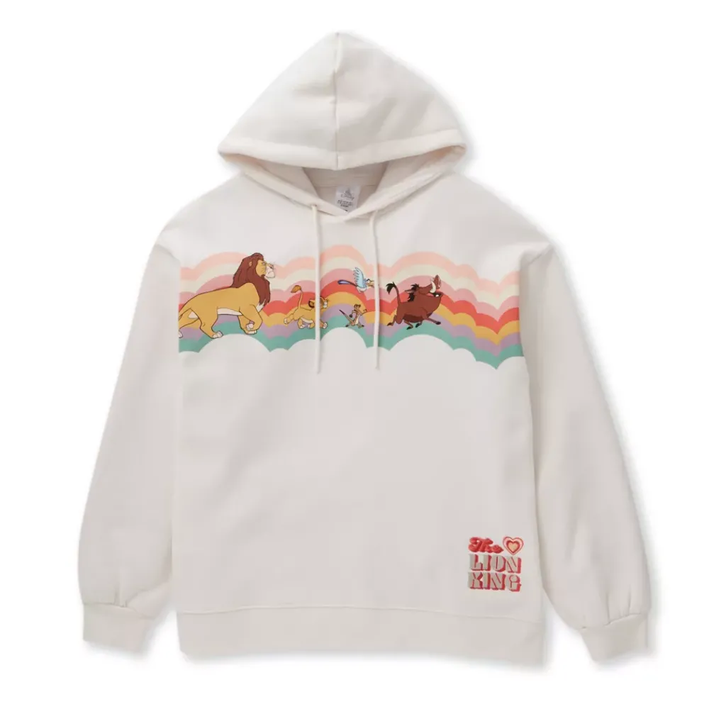 New Disney Store Sweatshirt Le Roi Lion à capuche pour femmes