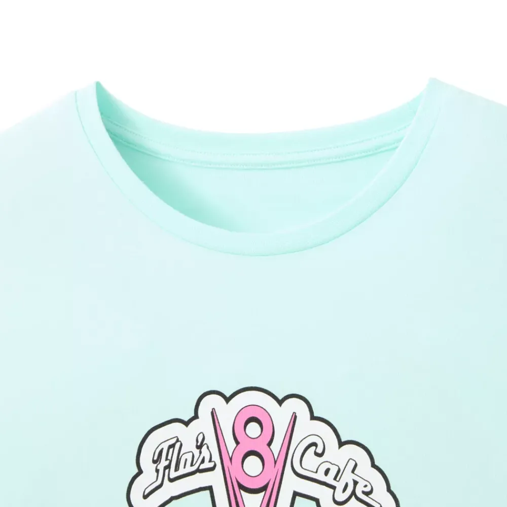 Outlet Disney Store T-shirt Café V8 de Flo bleu pour adultes, Disney Pixar Cars