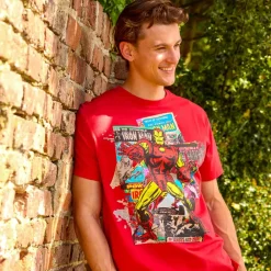 Sale Disney Store T-shirt Iron Man pour adultes