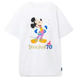 New Disney Store T-shirt Mickey 70e anniversaire de Disneyland Resort pour adultes