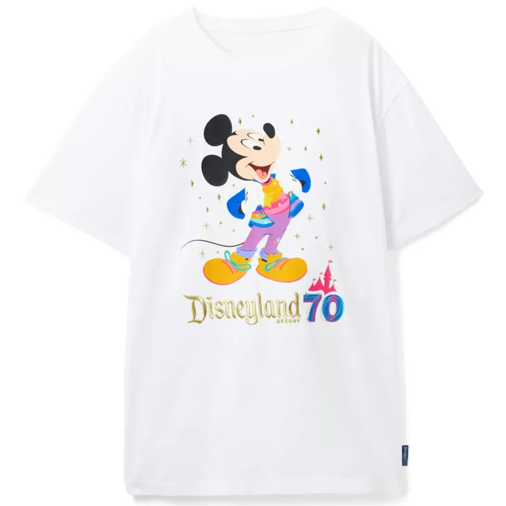 New Disney Store T-shirt Mickey 70e anniversaire de Disneyland Resort pour adultes