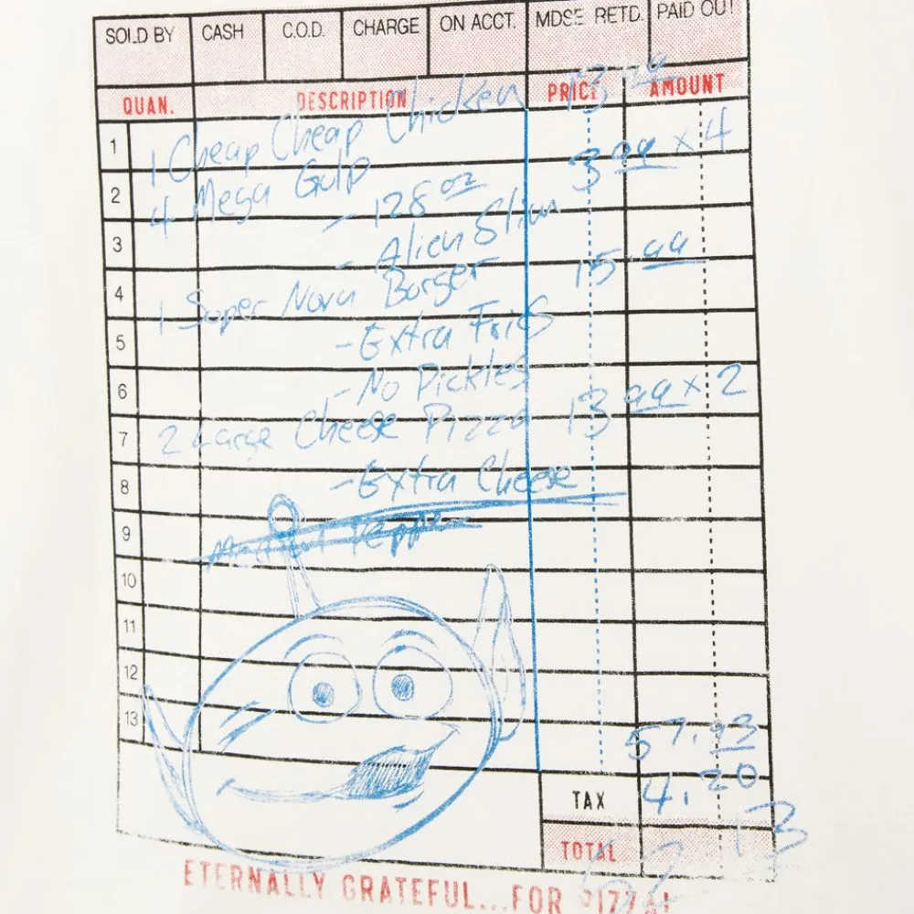 Discount Disney Store T-shirt Pizza Planet pour adultes, Toy Story