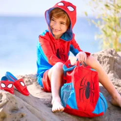 Discount Disney Store T-shirt Spider-Man à capuche avec protection solaire pour enfants