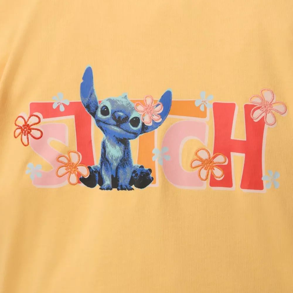 Disney Store T-shirt Stitch jaune pour enfants, Lilo & Stitch