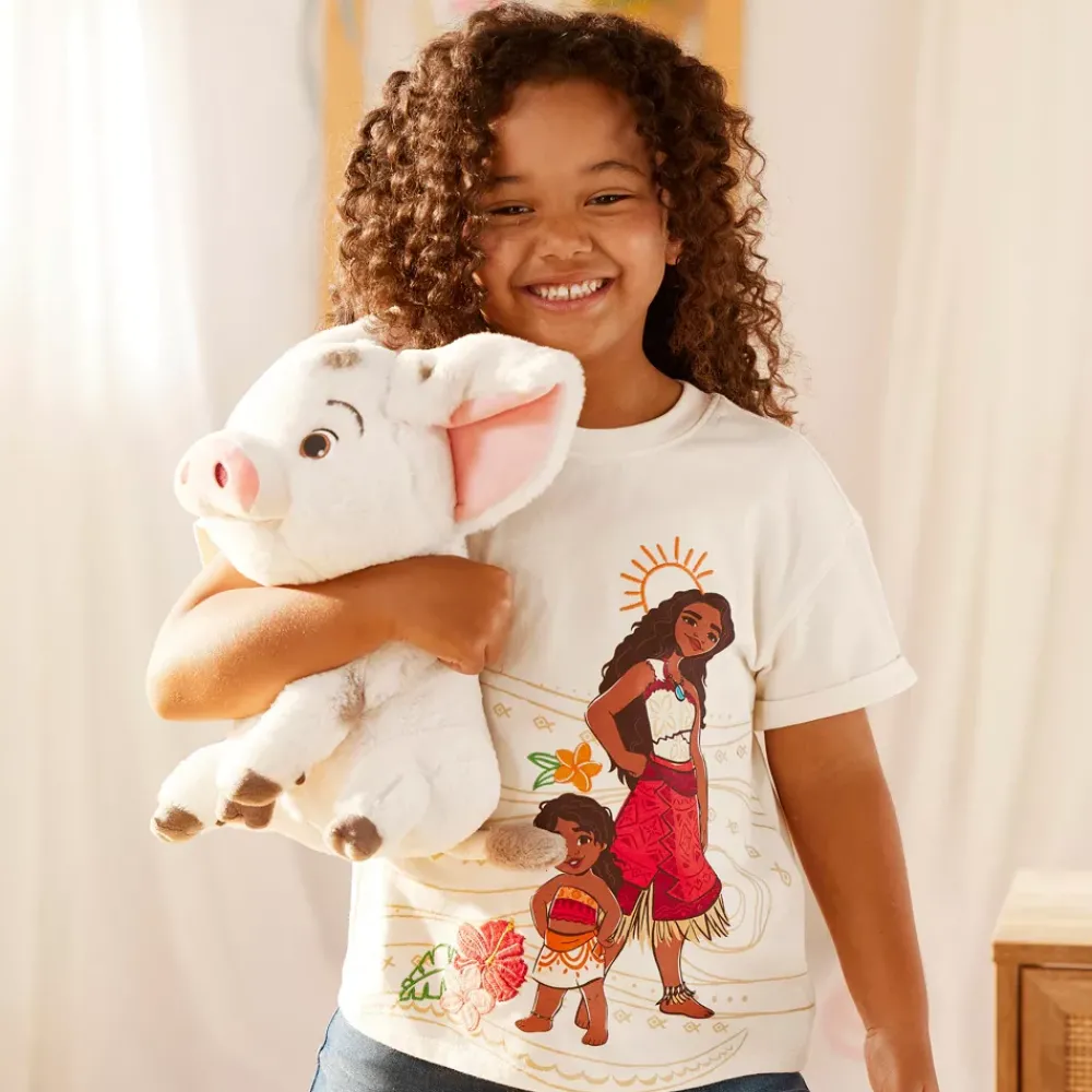 Hot Disney Store T-shirt Vaiana et Simea mode pour enfants, Viana 2
